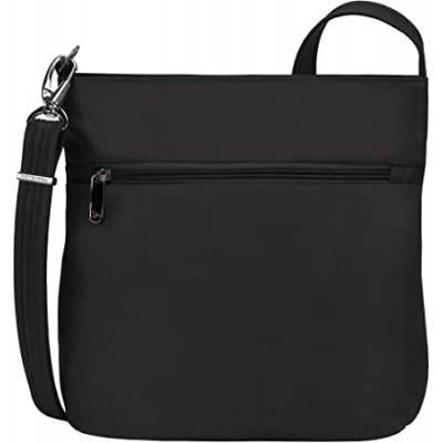 Onyx Women's Anti-Theft Tailored N/s Slim Bag, Onyx, 11 x 11 x 1.75