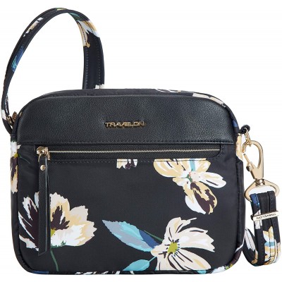 Midnight Floral  Addison-Anti-Theft-Small Crossbody Bag, Midnight Floral, One Size